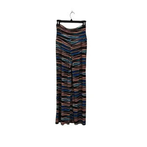 Azules striped flare leg pants size small